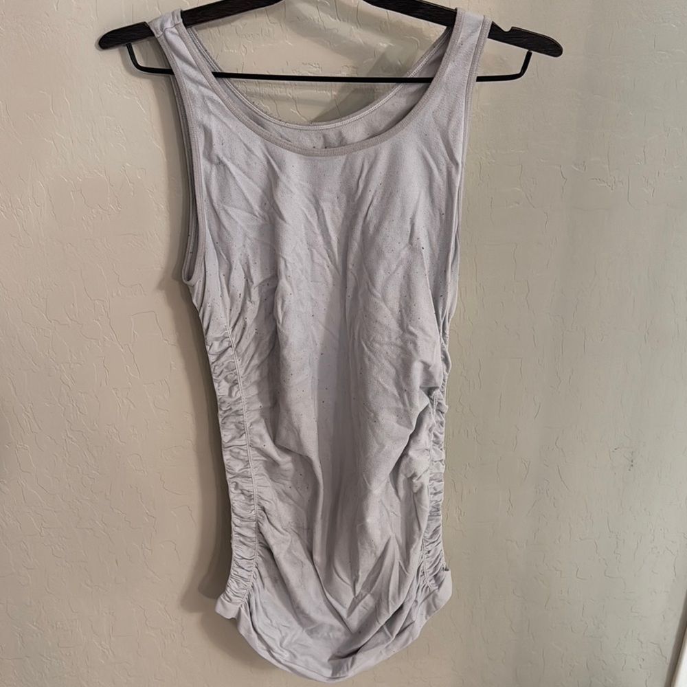White Sleeveless Women's Maternity support Top L/XL